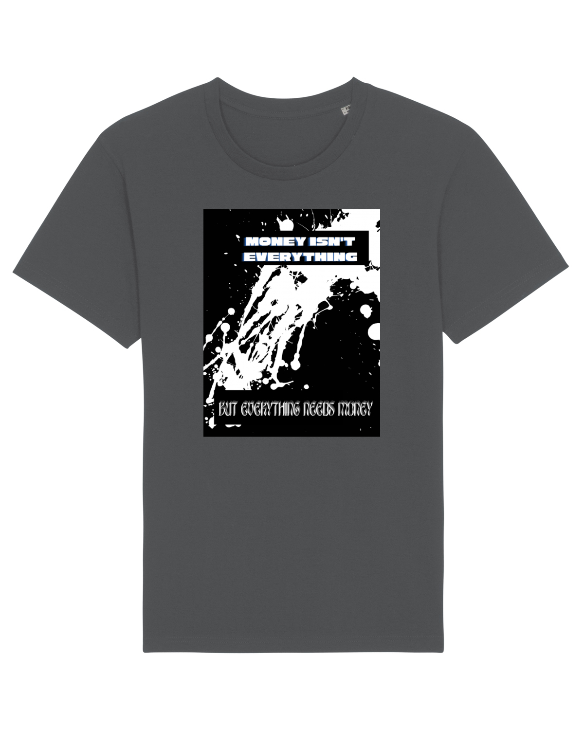 Tricou mânecă scurtă Unisex Rocker Anthracite