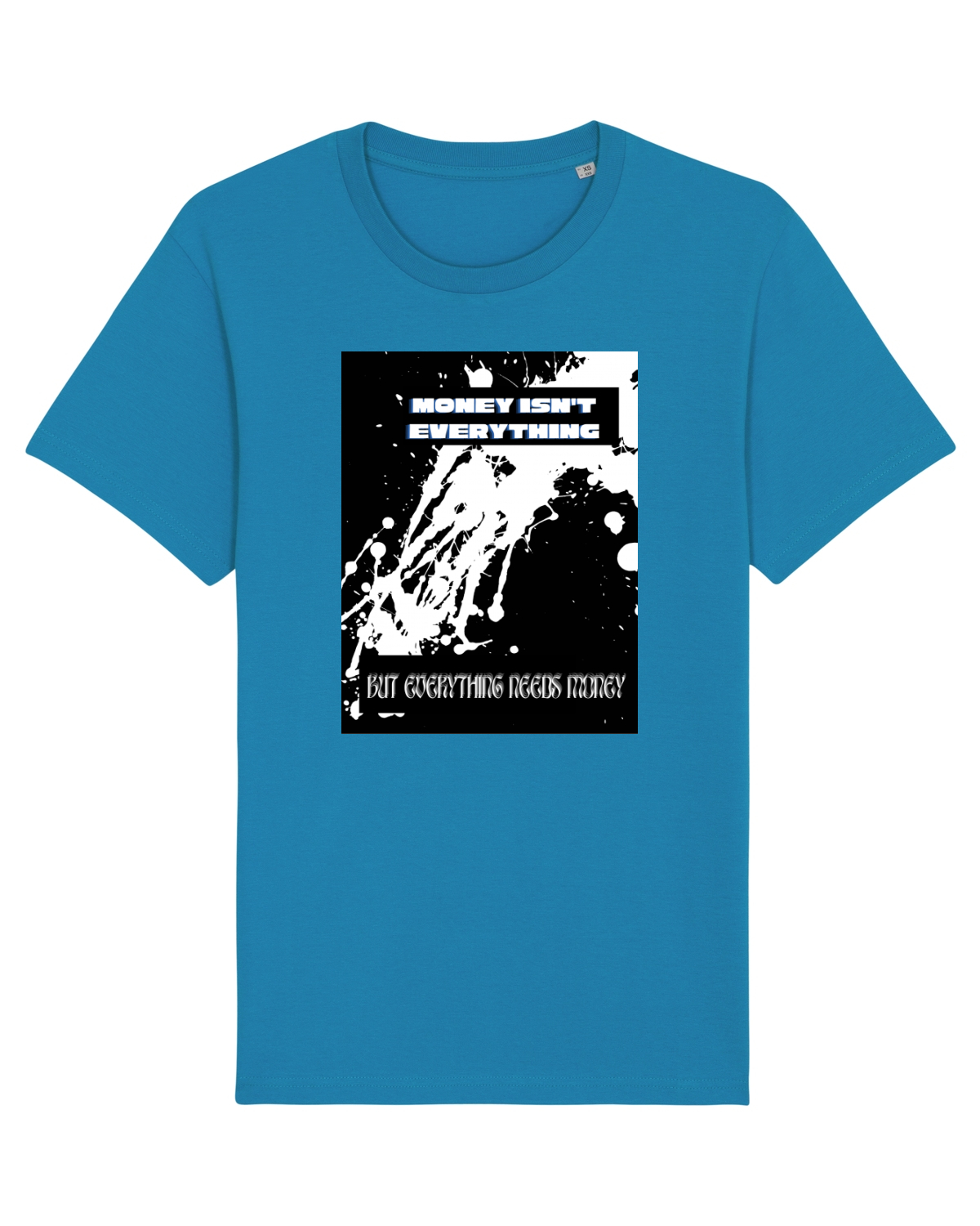 Tricou mânecă scurtă Unisex Rocker Azur