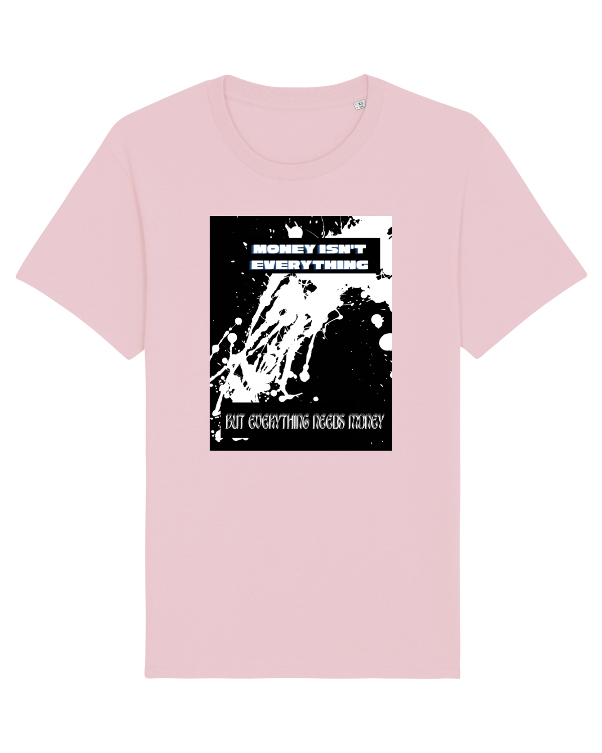 Tricou mânecă scurtă Unisex Rocker Cotton Pink
