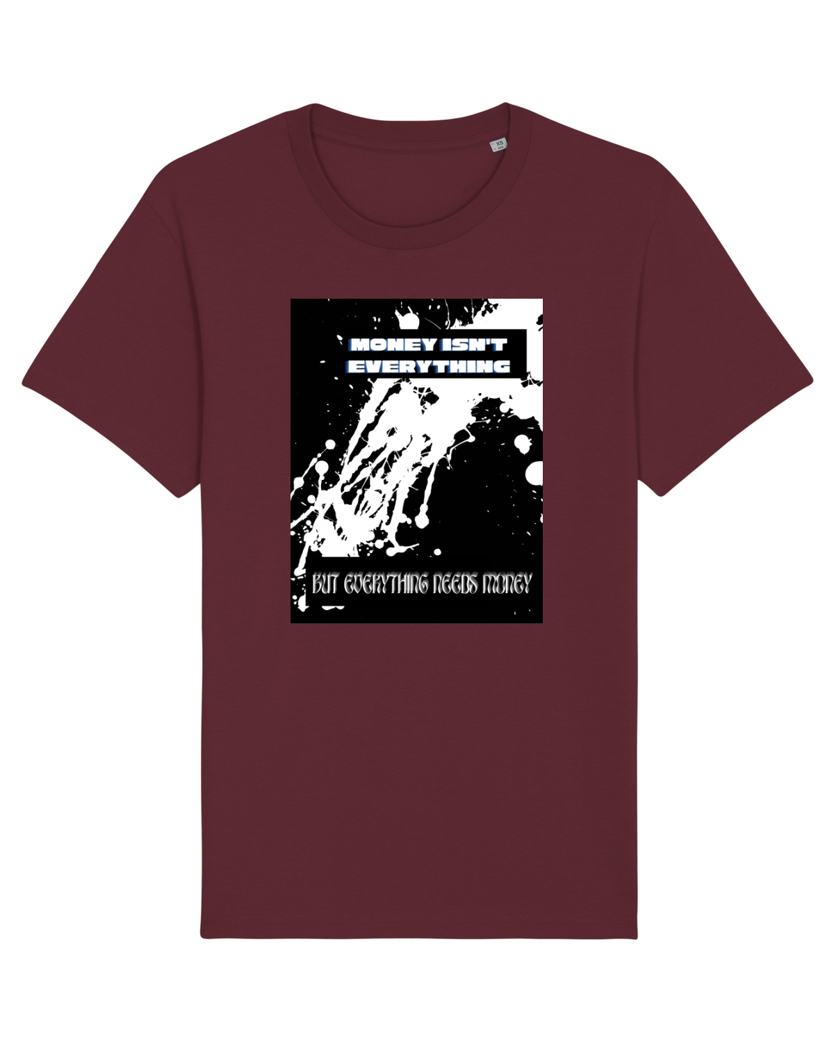 Tricou mânecă scurtă Unisex Rocker Burgundy