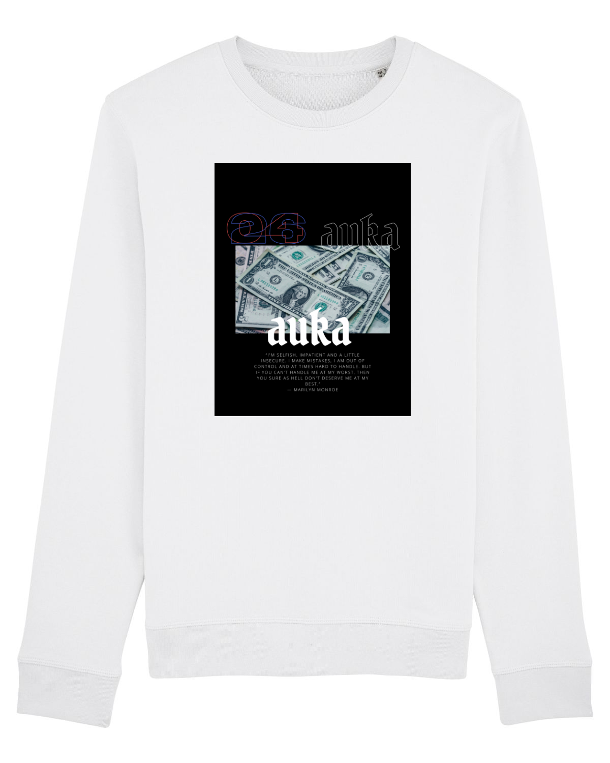 Bluză mânecă lungă Unisex Rise White