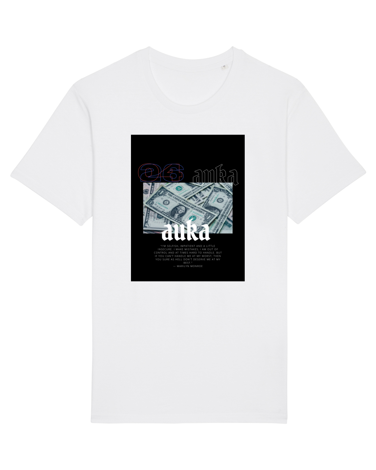 Tricou mânecă scurtă Unisex Rocker White