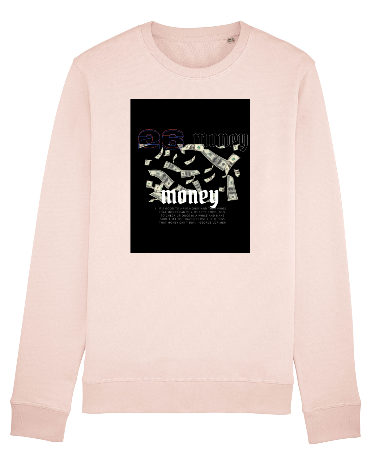 Bluză mânecă lungă Unisex Rise Candy Pink