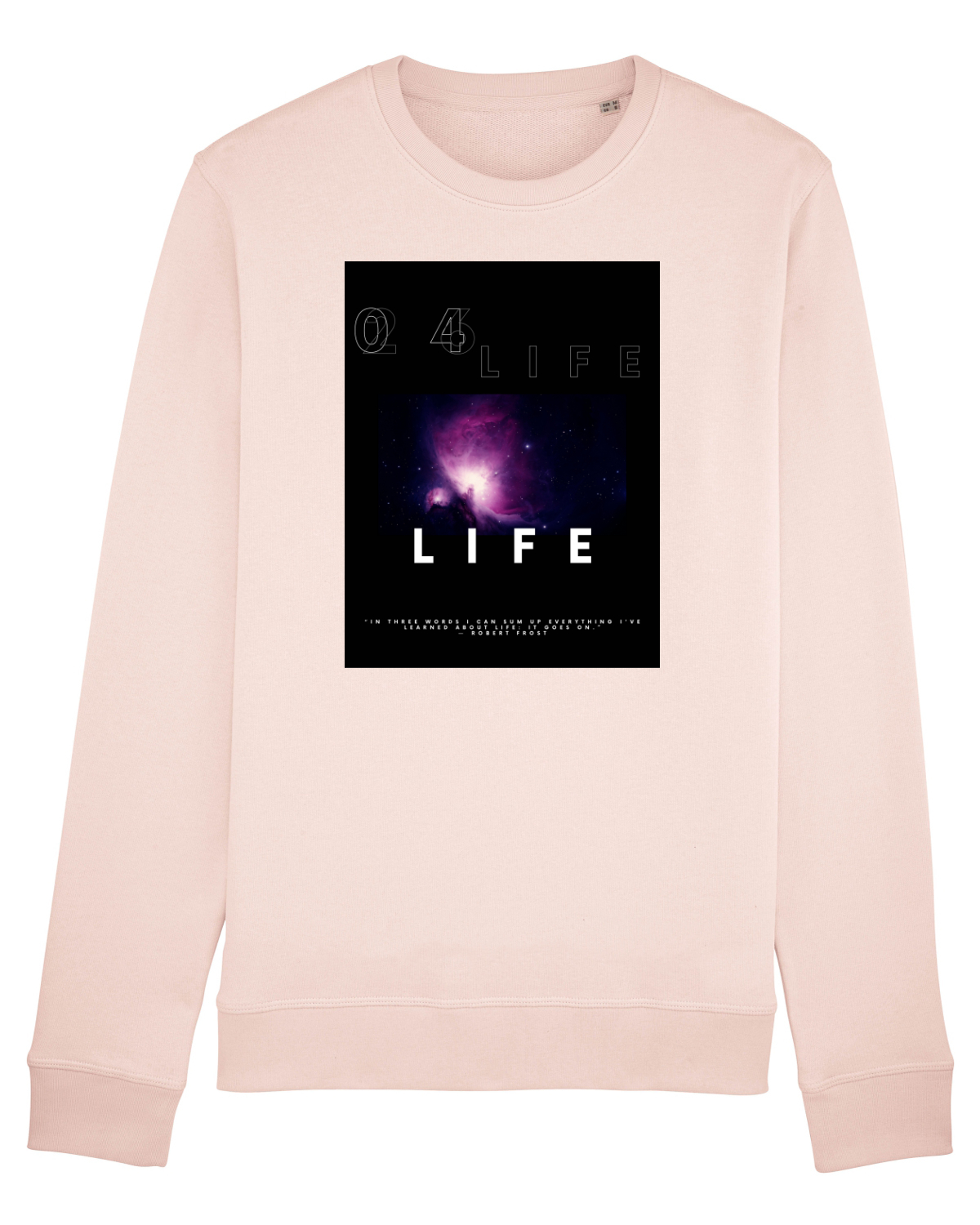 Bluză mânecă lungă Unisex Rise Candy Pink