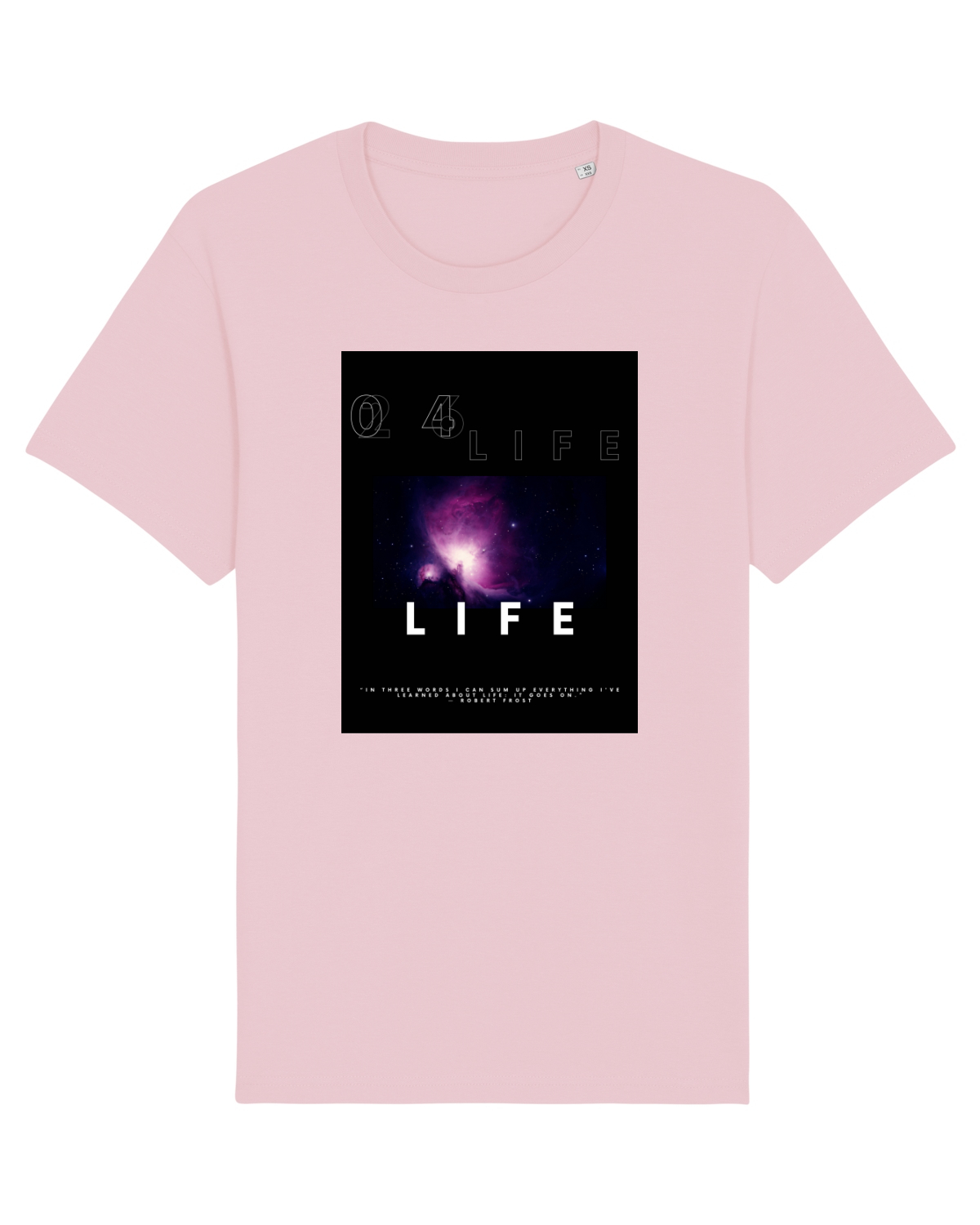 Tricou mânecă scurtă Unisex Rocker Cotton Pink