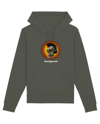 Craniu cu casti - skullphones 07 portocaliu Khaki