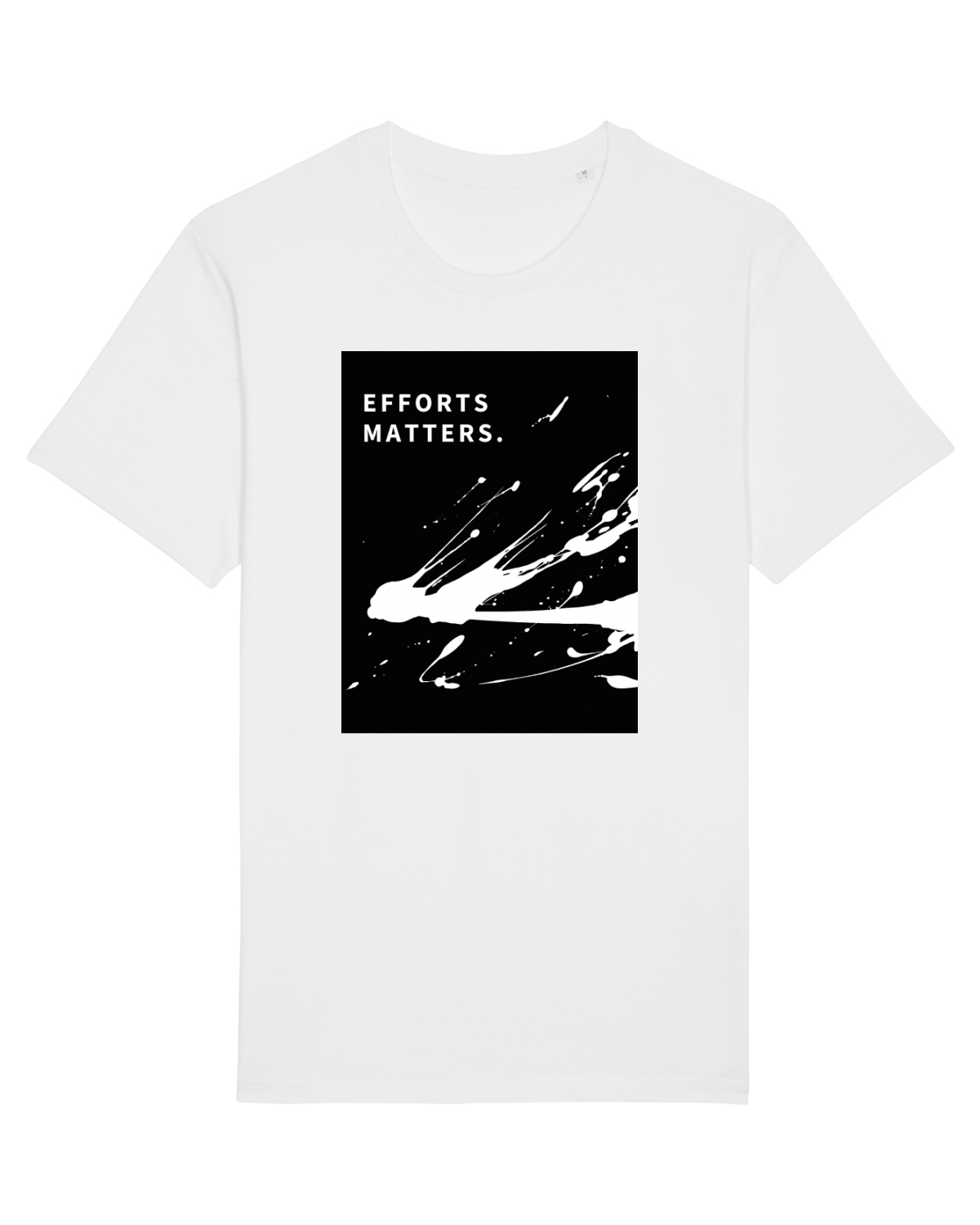 Tricou mânecă scurtă Unisex Rocker White