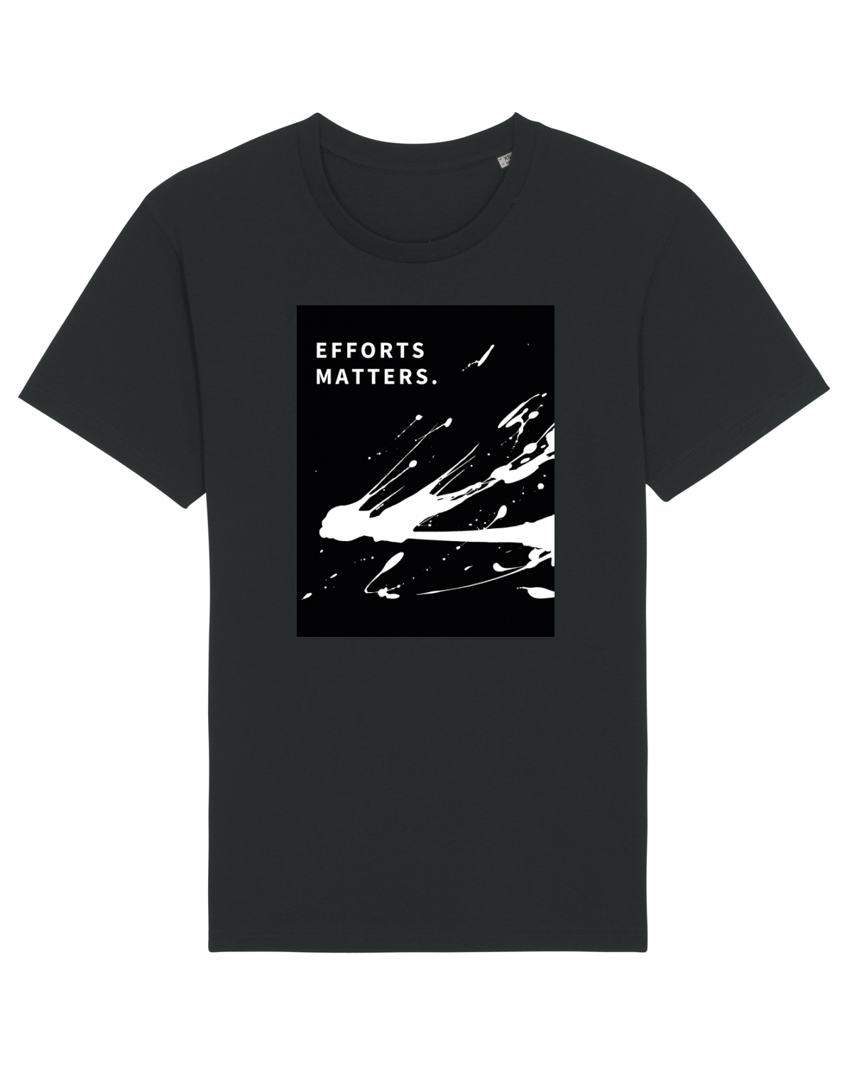 Tricou mânecă scurtă Unisex Rocker Black