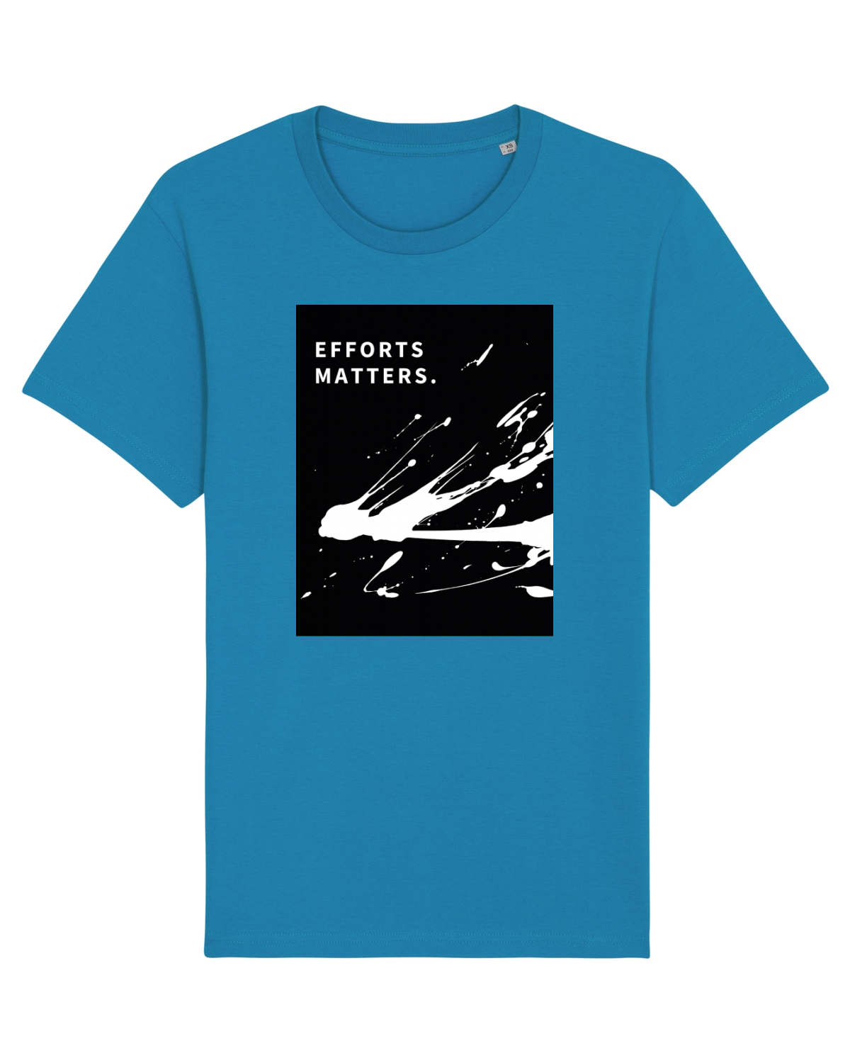Tricou mânecă scurtă Unisex Rocker Azur