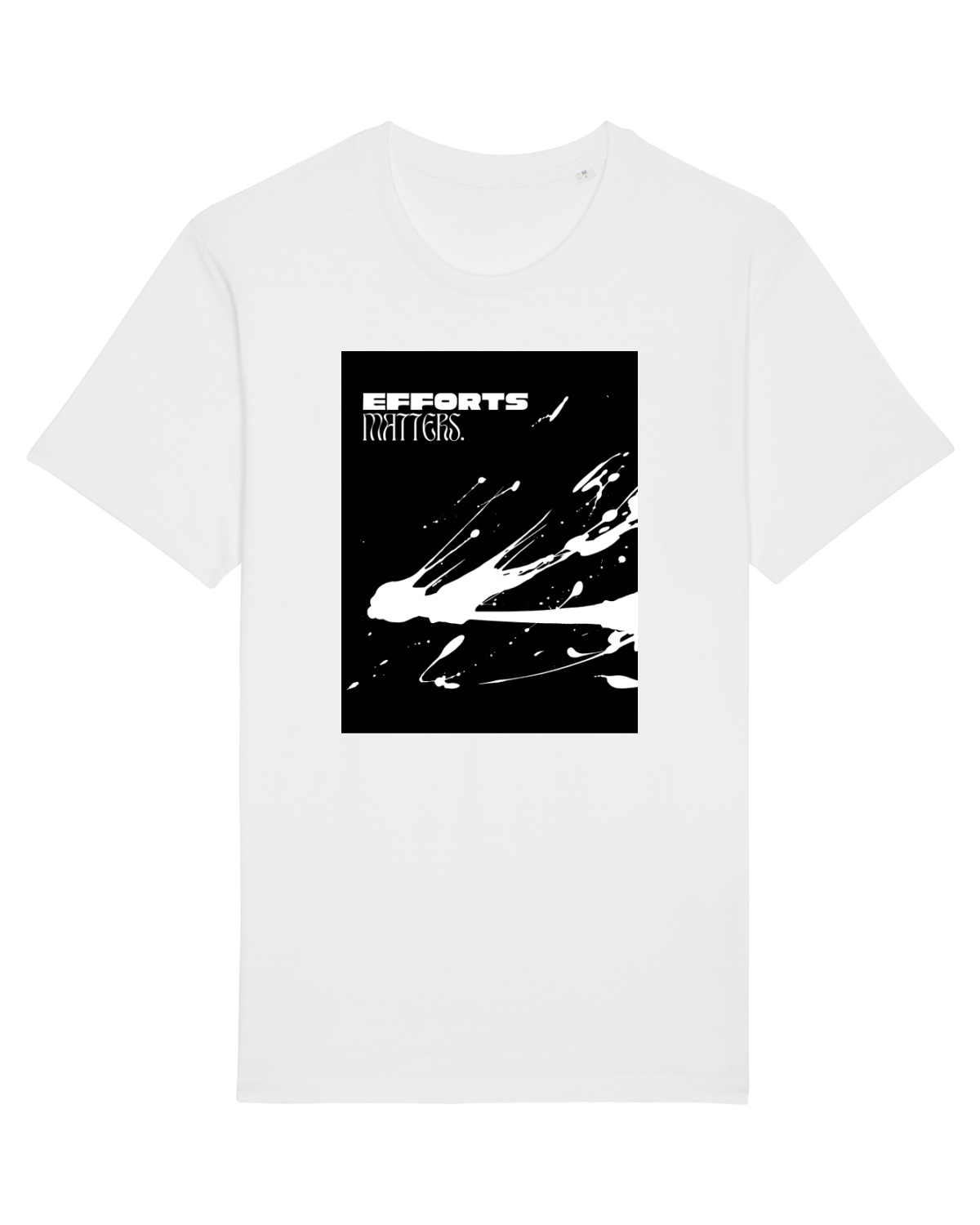Tricou mânecă scurtă Unisex Rocker White
