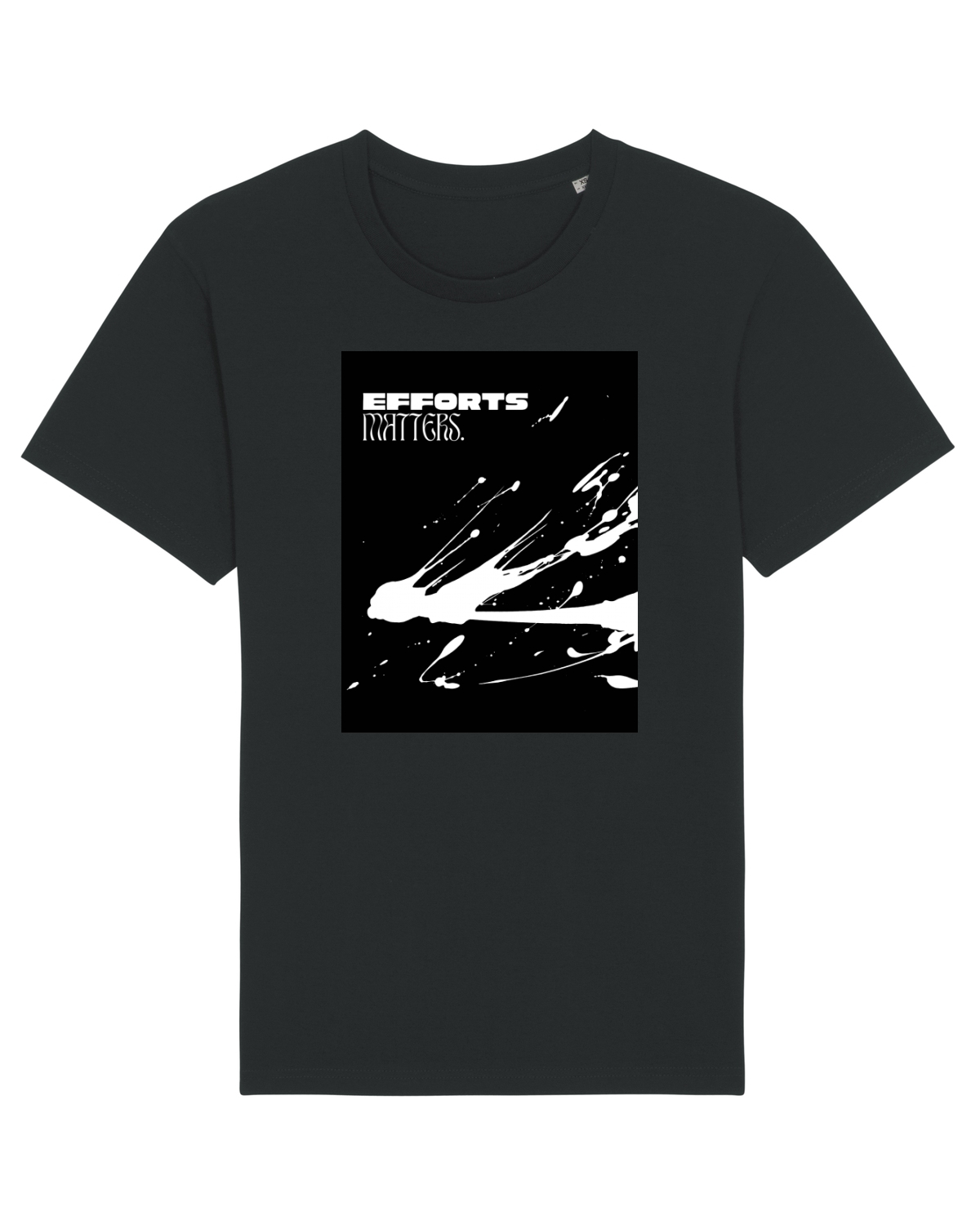Tricou mânecă scurtă Unisex Rocker Black