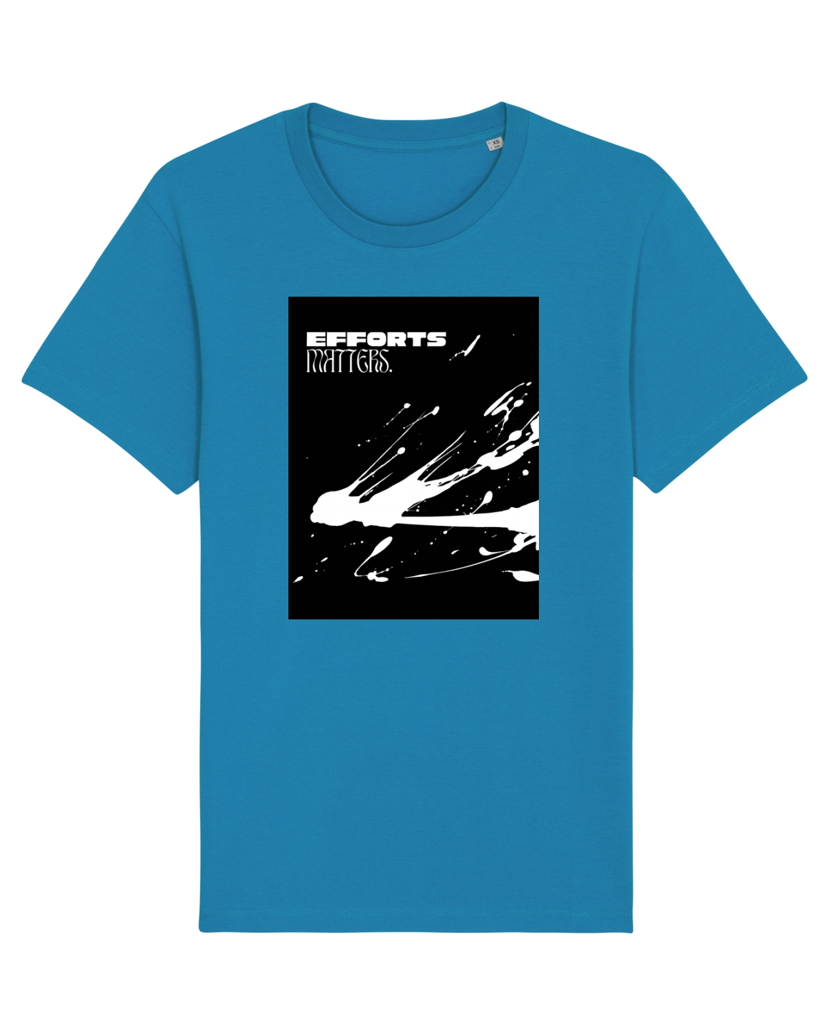 Tricou mânecă scurtă Unisex Rocker Azur