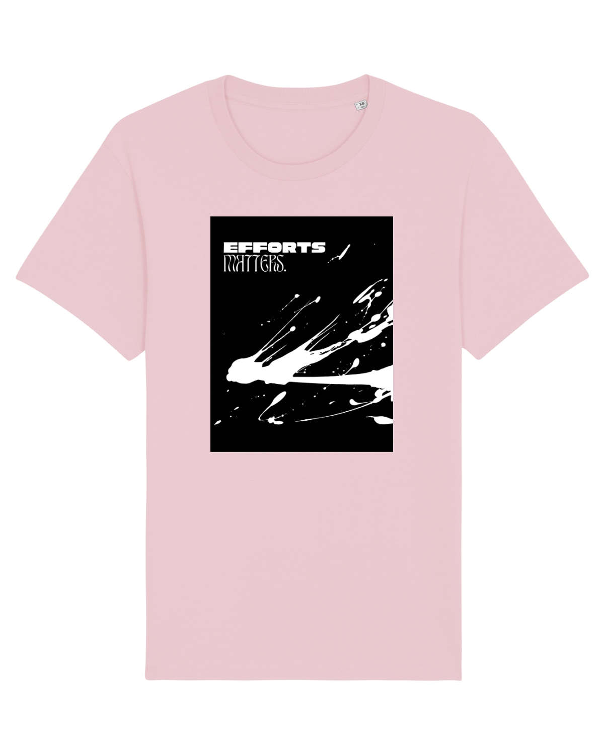 Tricou mânecă scurtă Unisex Rocker Cotton Pink