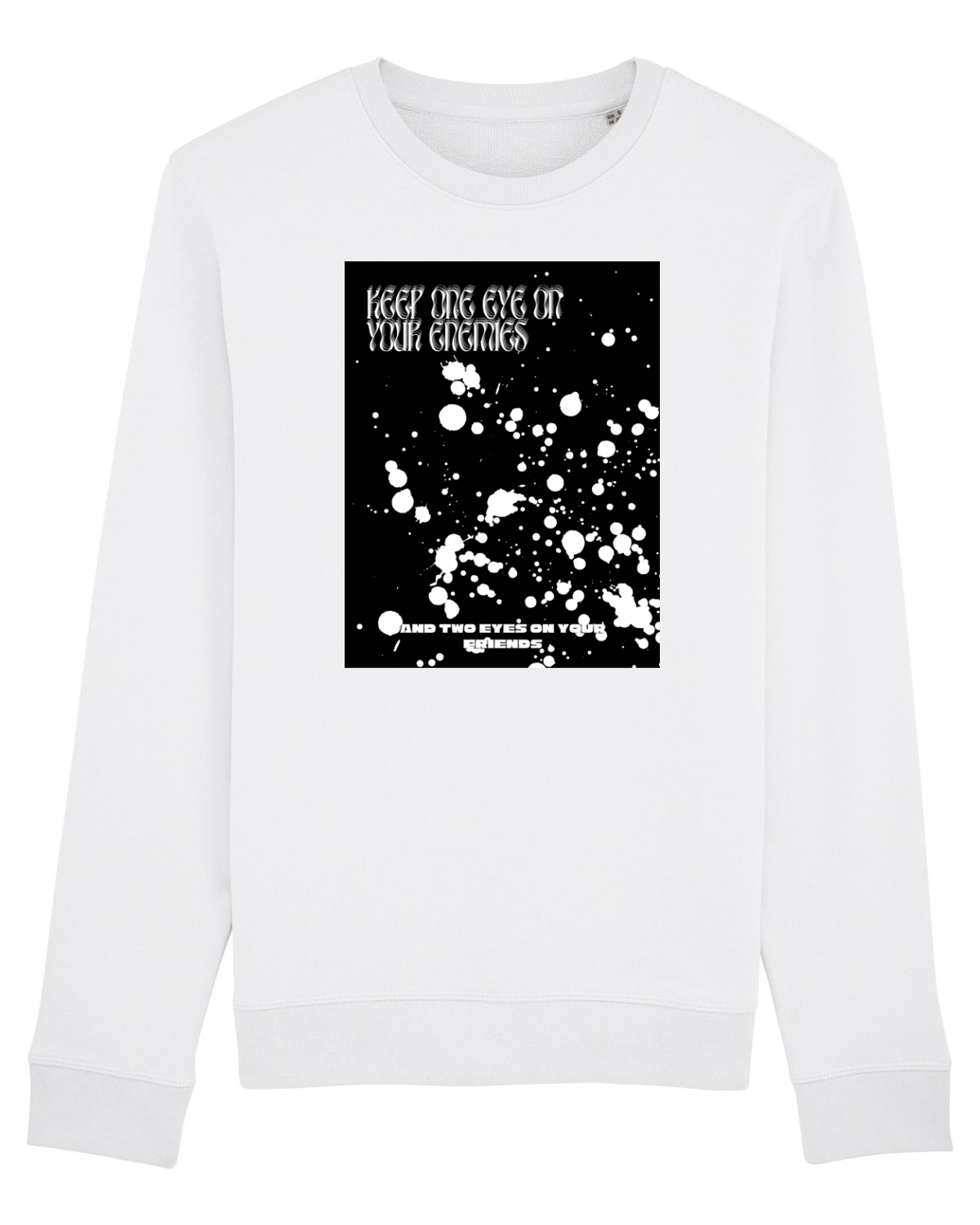 Bluză mânecă lungă Unisex Rise White