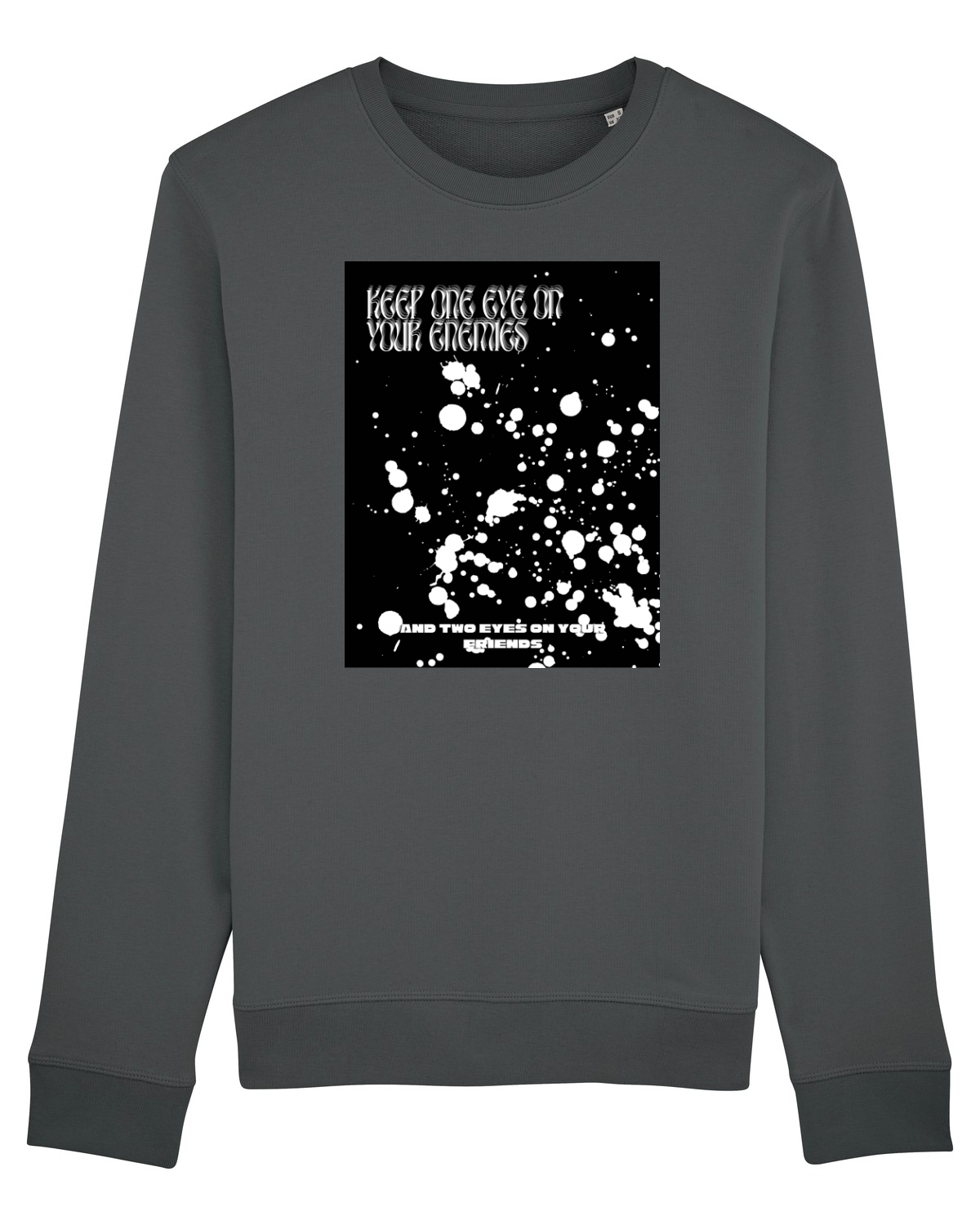 Bluză mânecă lungă Unisex Rise Anthracite