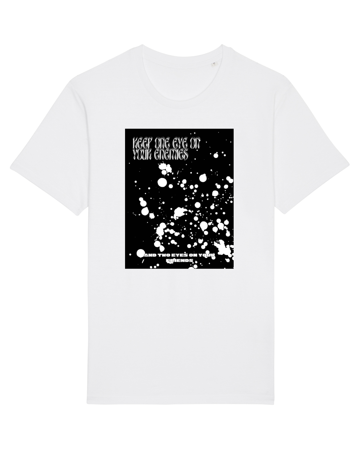 Tricou mânecă scurtă Unisex Rocker White