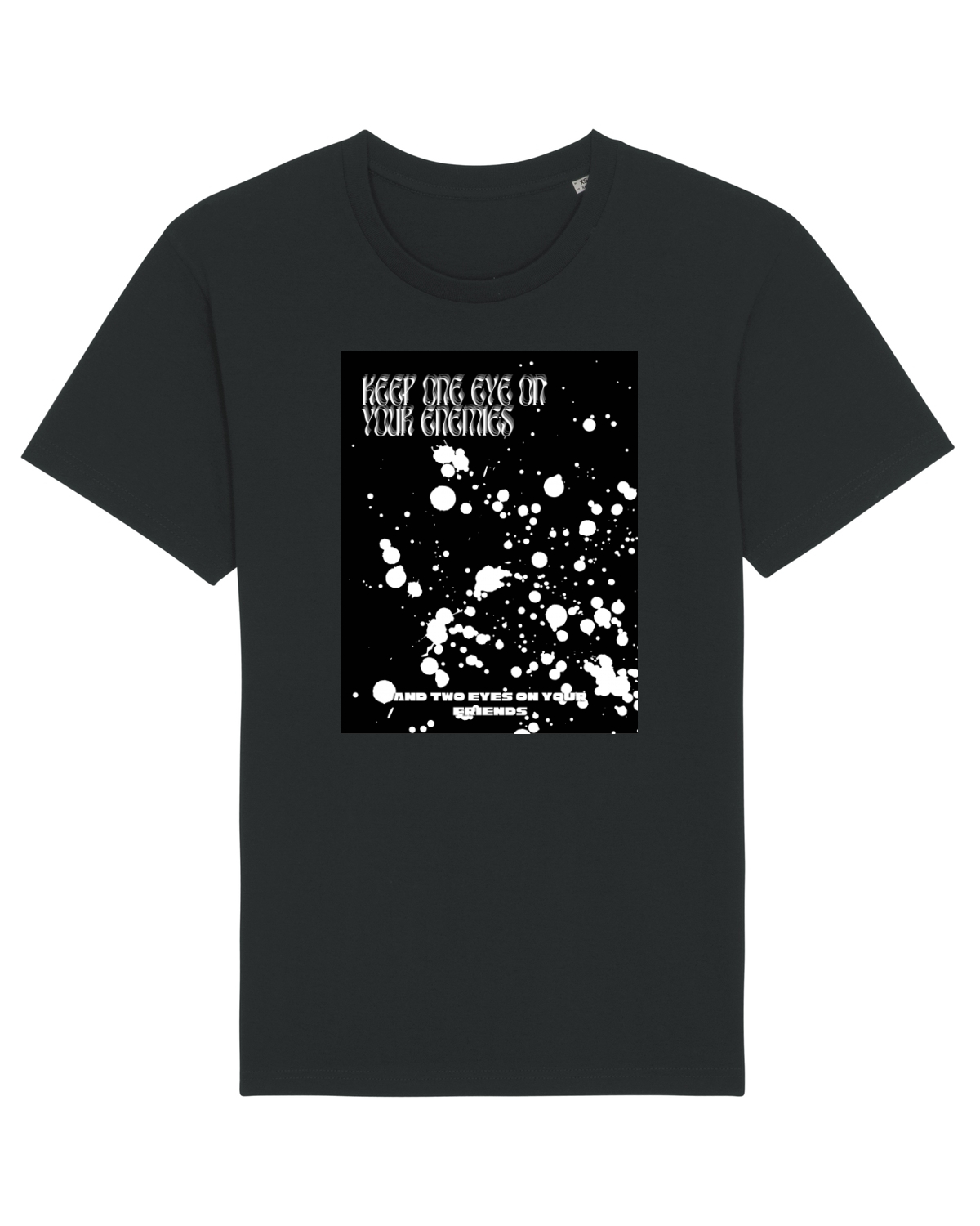 Tricou mânecă scurtă Unisex Rocker Black