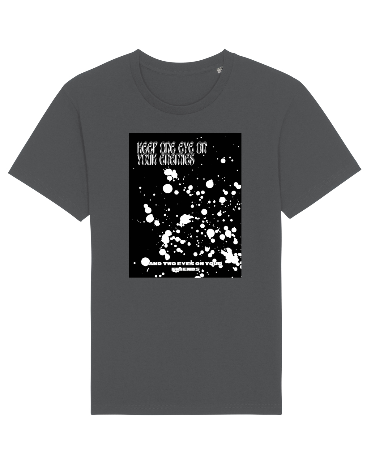 Tricou mânecă scurtă Unisex Rocker Anthracite