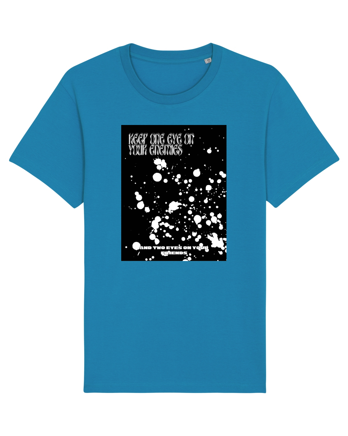 Tricou mânecă scurtă Unisex Rocker Azur