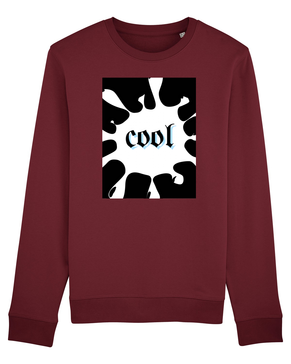 Bluză mânecă lungă Unisex Rise Burgundy