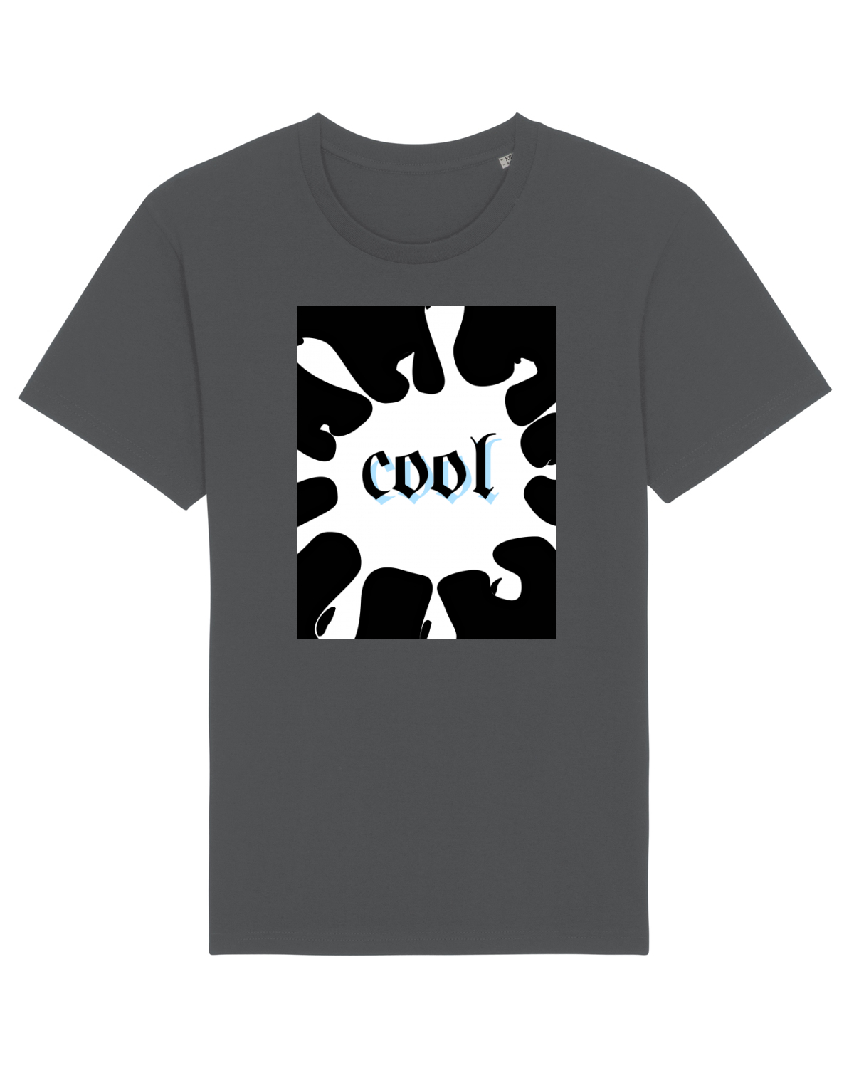 Tricou mânecă scurtă Unisex Rocker Anthracite