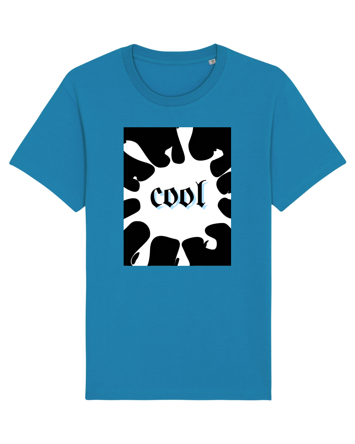Tricou mânecă scurtă Unisex Rocker Azur