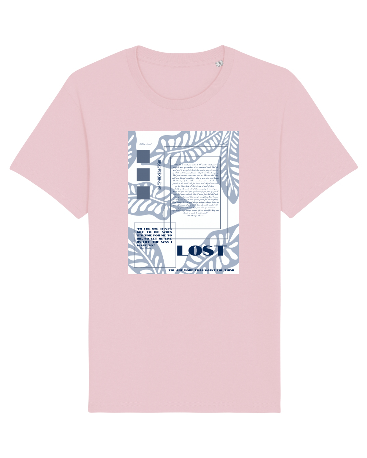 Tricou mânecă scurtă Unisex Rocker Cotton Pink