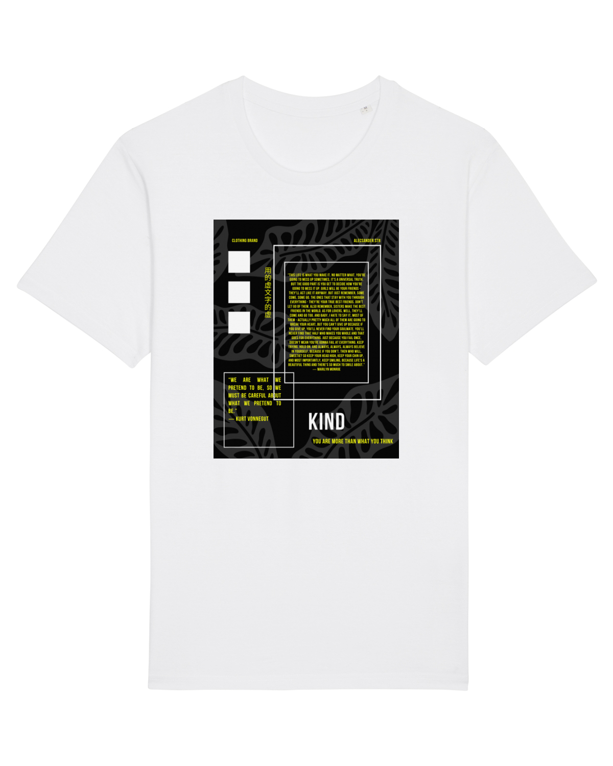 Tricou mânecă scurtă Unisex Rocker White
