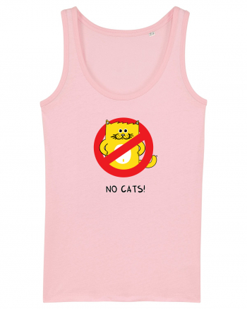 No Cats Cotton Pink