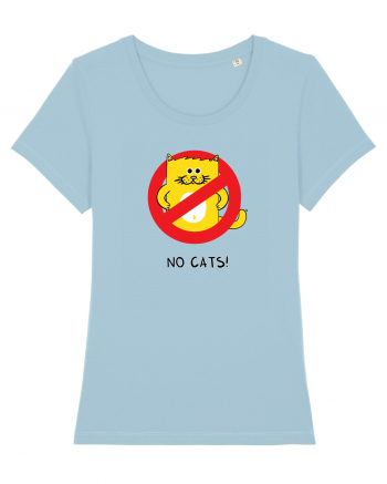 No Cats Sky Blue