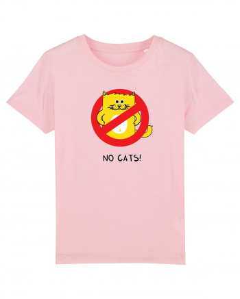 No Cats Cotton Pink