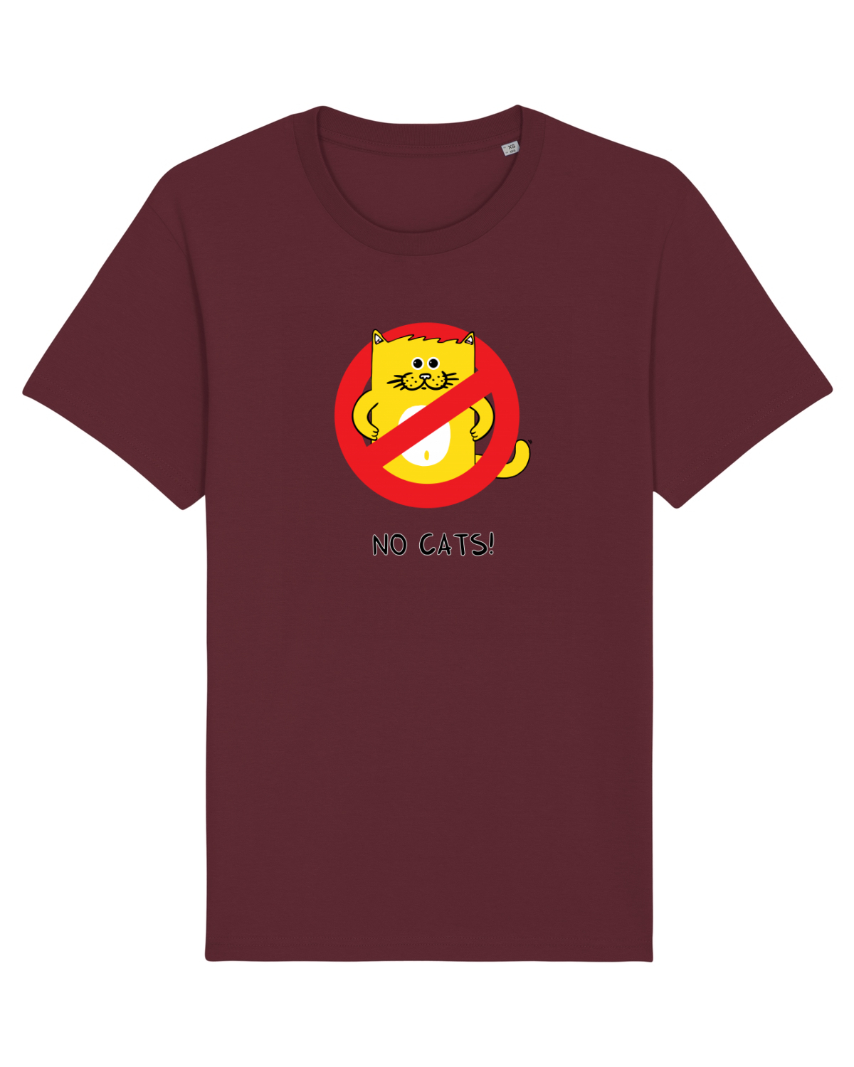 Tricou mânecă scurtă Unisex Rocker Burgundy