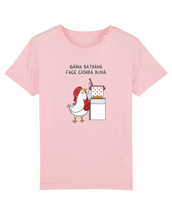 Găina bătrână face ciorba bună Cotton Pink