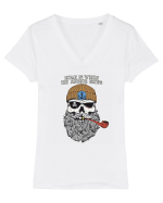 Home is where the anchor drops Tricou mânecă scurtă guler V Damă Evoker