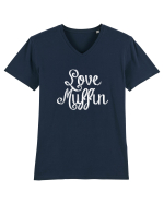 Love Muffin Tricou mânecă scurtă guler V Bărbat Presenter