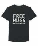 Free hugs Tricou mânecă scurtă guler larg Bărbat Skater