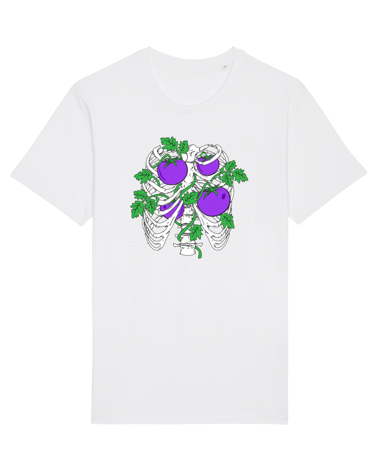 Tricou mânecă scurtă Unisex Rocker White