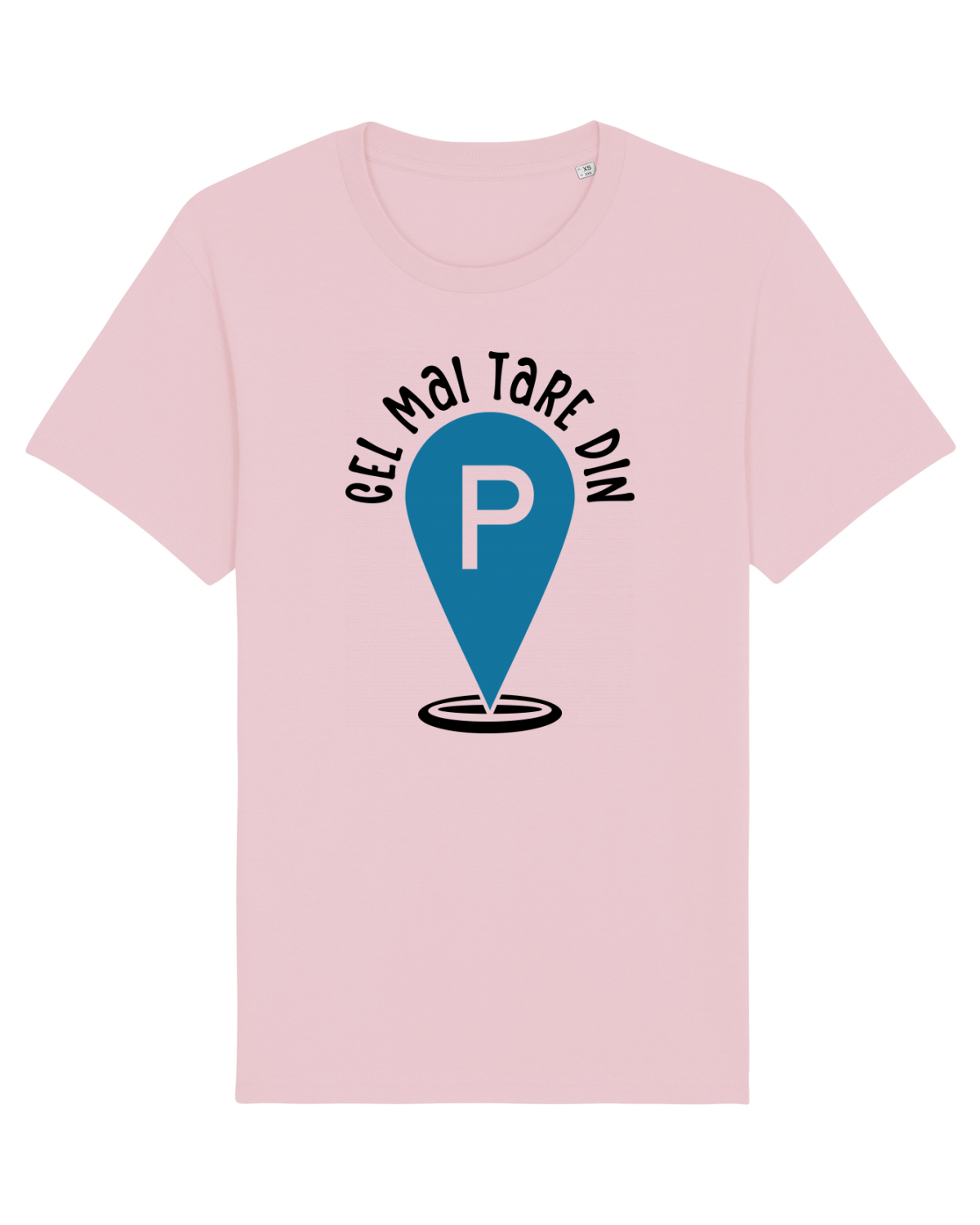 Tricou mânecă scurtă Unisex Rocker Cotton Pink
