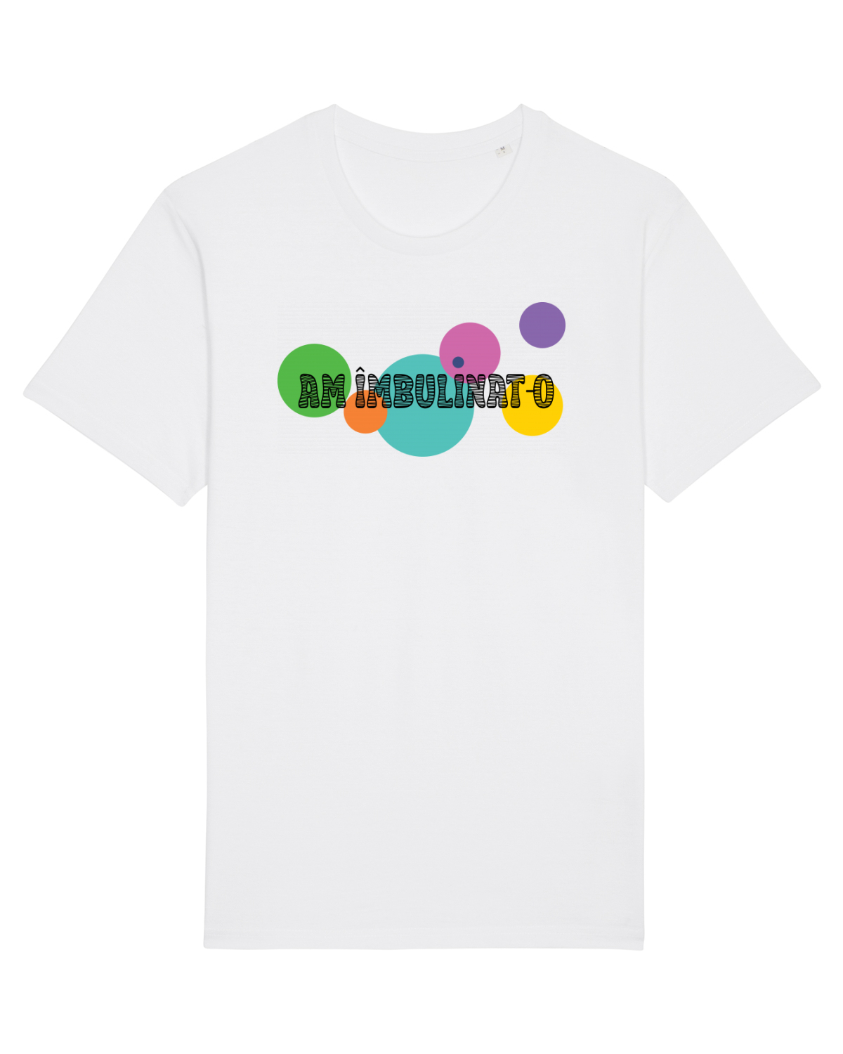 Tricou mânecă scurtă Unisex Rocker White