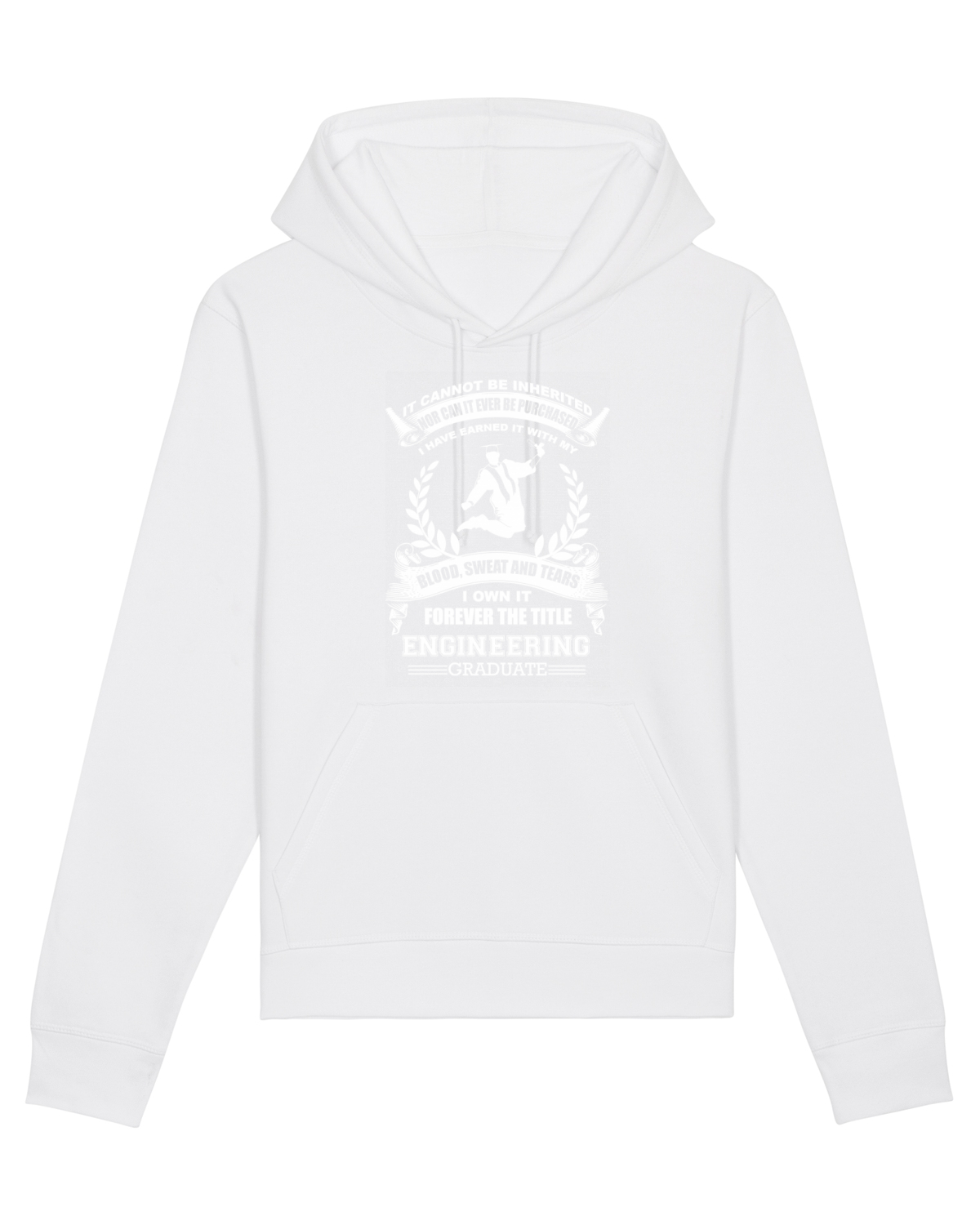 Hanorac Unisex Drummer White