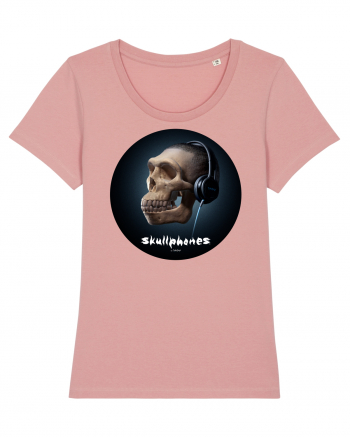 Craniu cu casti - skullphones 17 Canyon Pink
