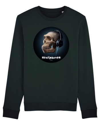 Craniu cu casti - skullphones 17 Black