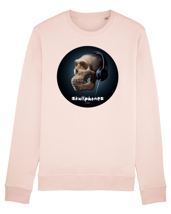 Craniu cu casti - skullphones 17 Candy Pink