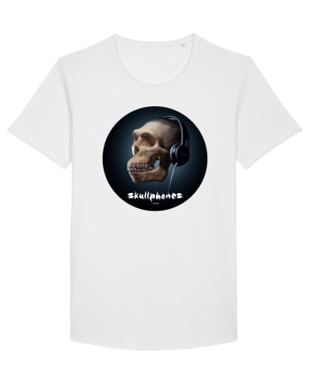 Craniu cu casti - skullphones 17 White