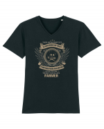 FARMER Tricou mânecă scurtă guler V Bărbat Presenter