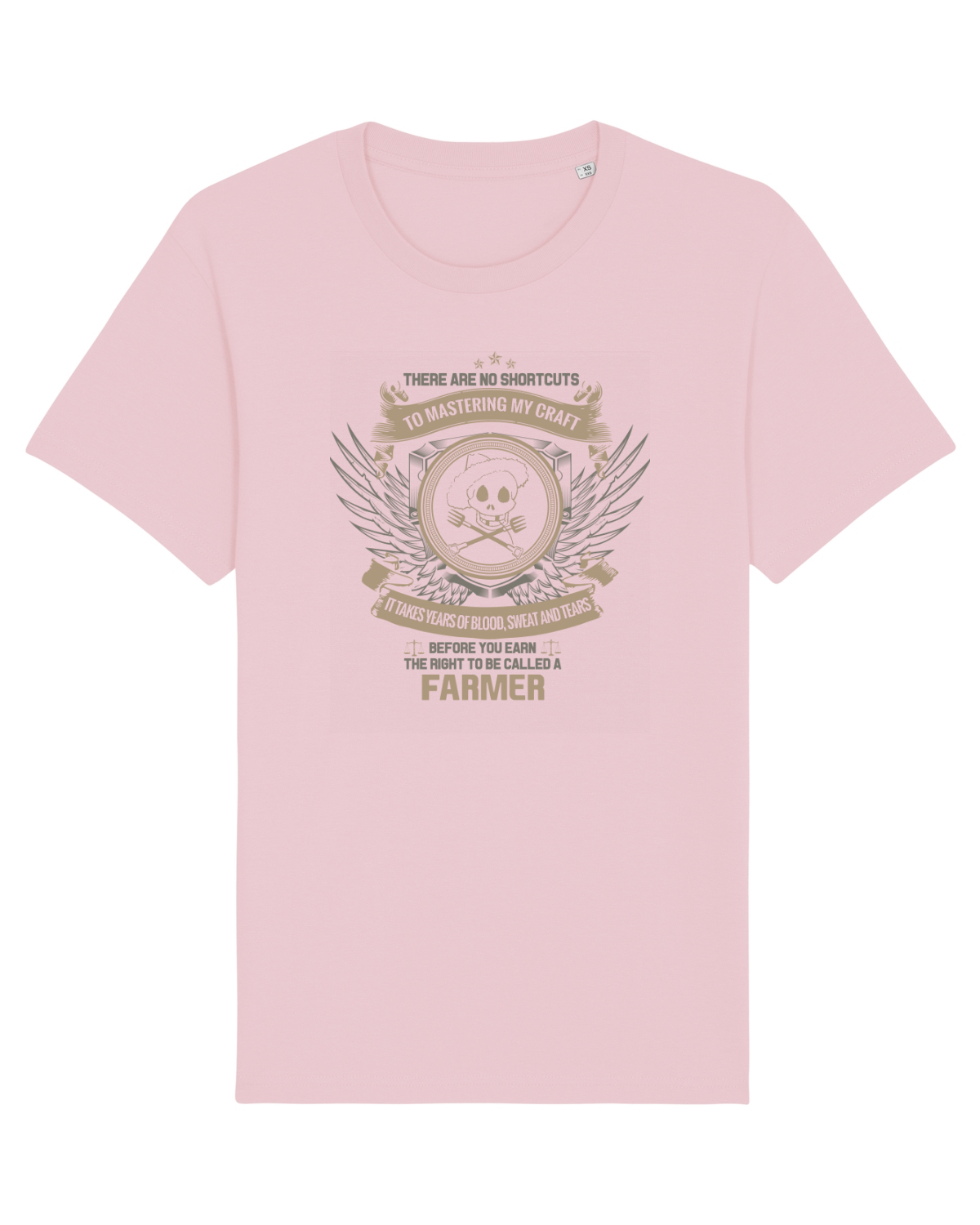 Tricou mânecă scurtă Unisex Rocker Cotton Pink