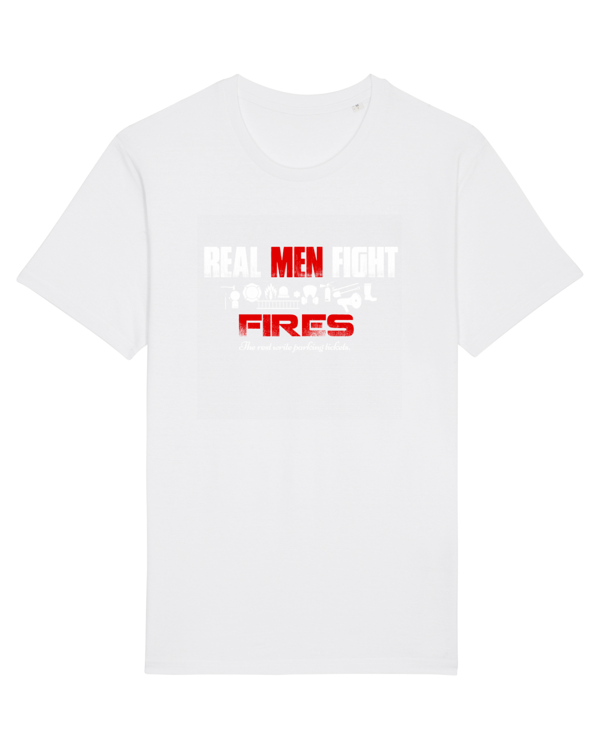 Tricou mânecă scurtă Unisex Rocker White