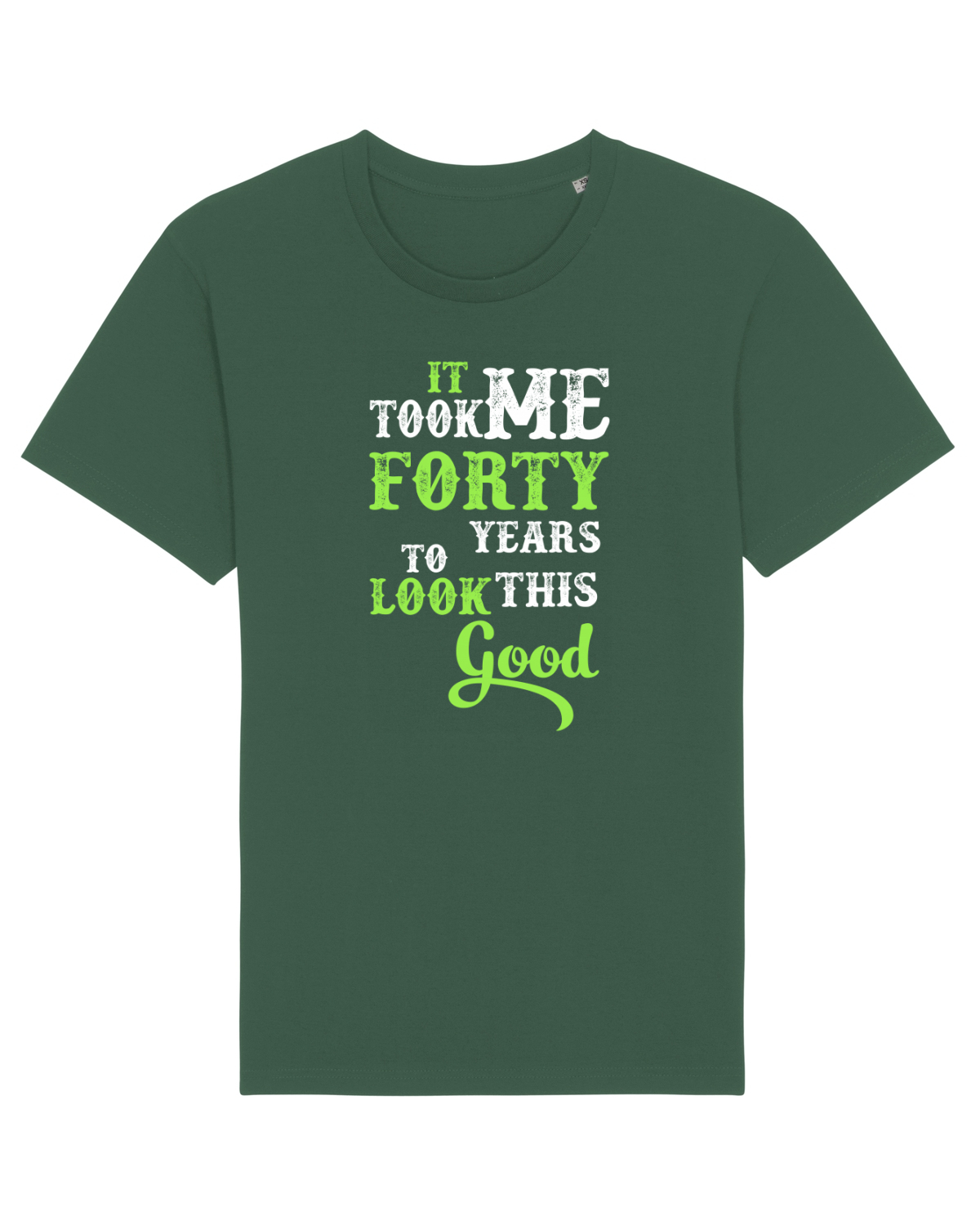 Tricou mânecă scurtă Unisex Rocker Bottle Green