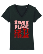 Îmi place ce-ți displace Tricou mânecă scurtă guler V Damă Evoker