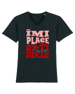 Îmi place ce-ți displace Tricou mânecă scurtă guler V Bărbat Presenter